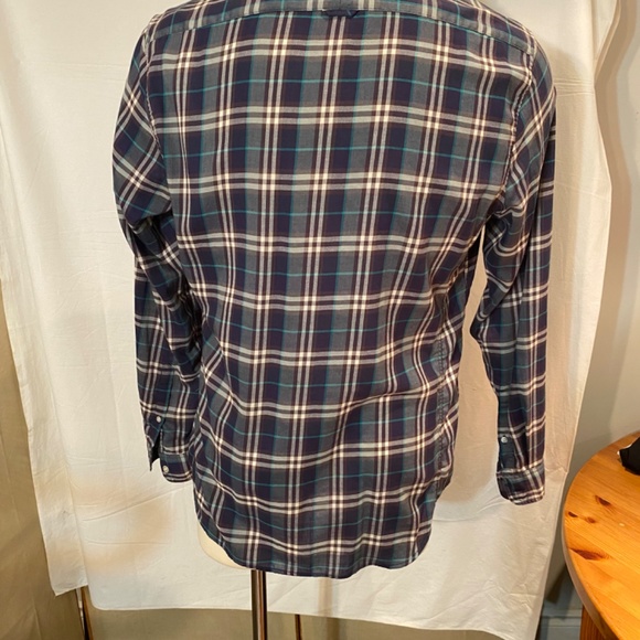 BURBERRY BRIT Mens Plaid Button Down Shirt Sz XL - Picture 7 of 13